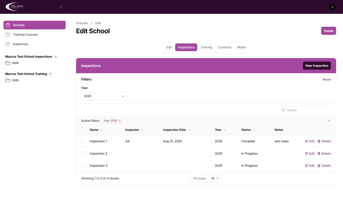 Laravel CRM System screenshot